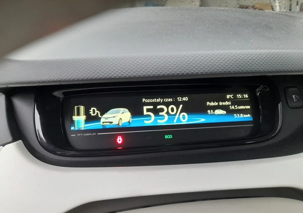 Renault Zoe cena 49500 przebieg: 16000, rok produkcji 2019 z Otwock małe 92